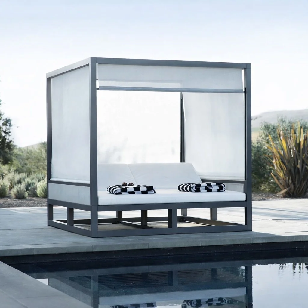 Introducing a glimpse of what&rsquo;s to come&hellip; the Duo Cabana by JANUS et Cie.

Effortlessly refined and thoughtfully designed, this piece embodies the essence of elevated outdoor living&mdash;where structure meets serenity.

Arriving soon at 