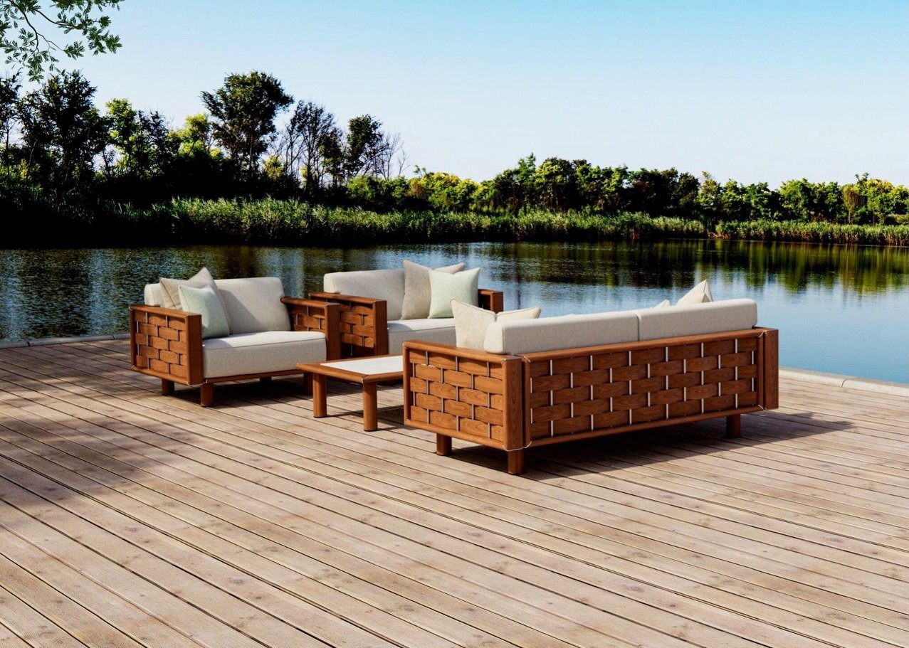 Introducing something exceptional for outdoor living.

The Luma Collection by Tuuci blends architectural form with refined comfort&mdash;crafted with meticulous attention to detail, from sculptural wood framing to tailored upholstery.

Designed for v