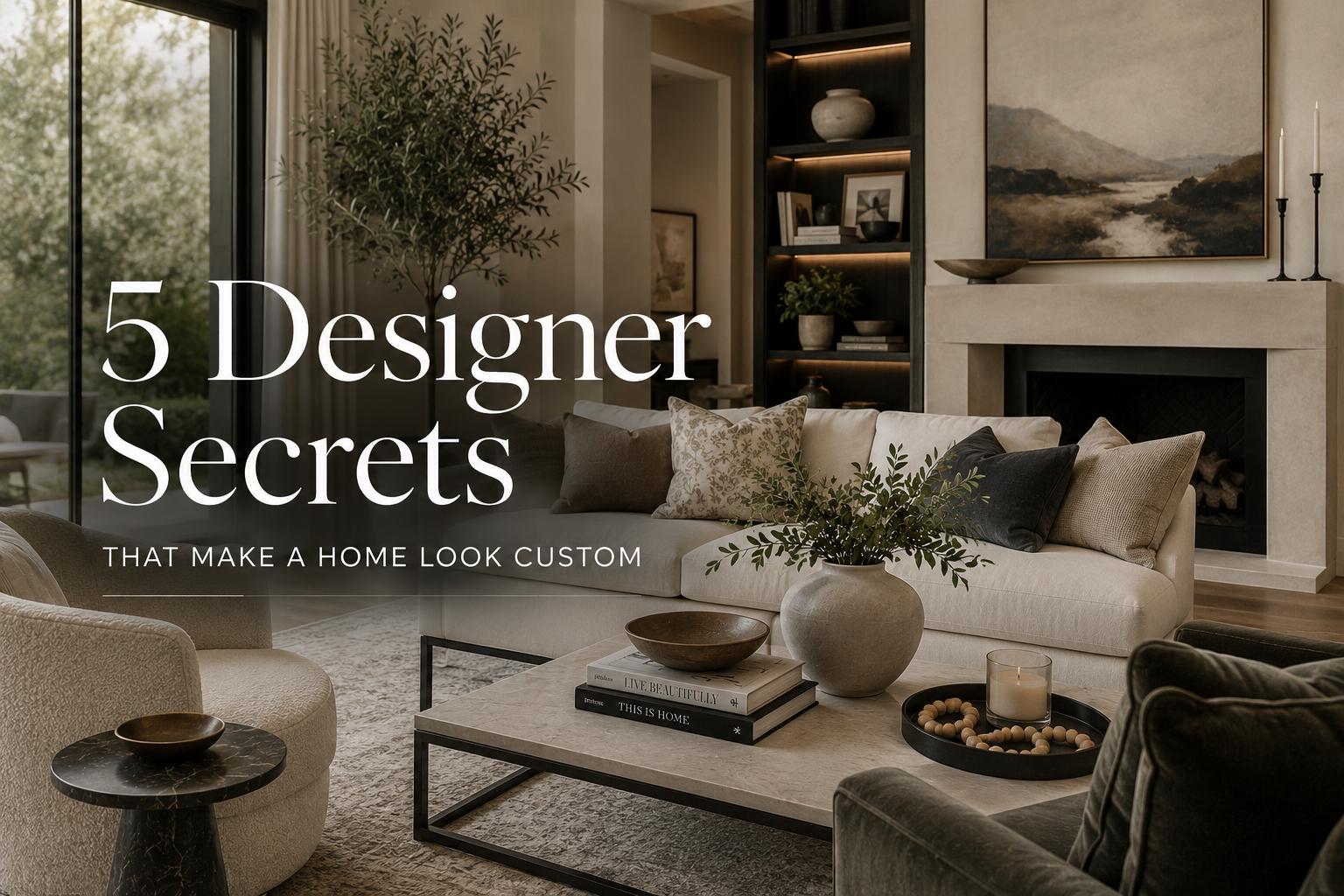 5 Designer Secrets That Make a Home Look Custom