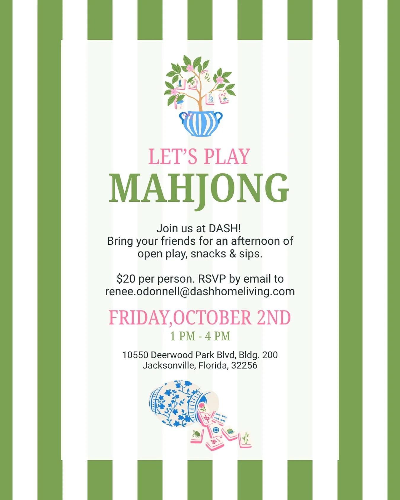 Join us for an afternoon of open play, sips and great company! Whether you&rsquo;re a seasoned player or could use a little guidance, our team members Betty and Renee will be here to assist with play and keep the tiles moving! 

Friday, October 2 | 1