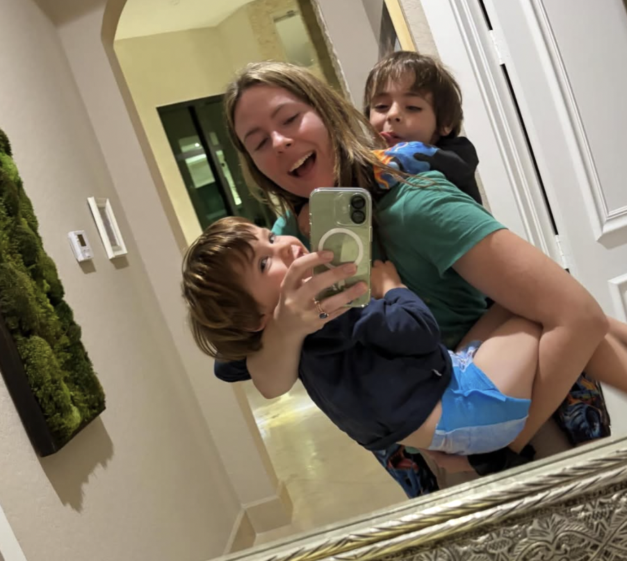 Welcome to Gina’s home, mama!