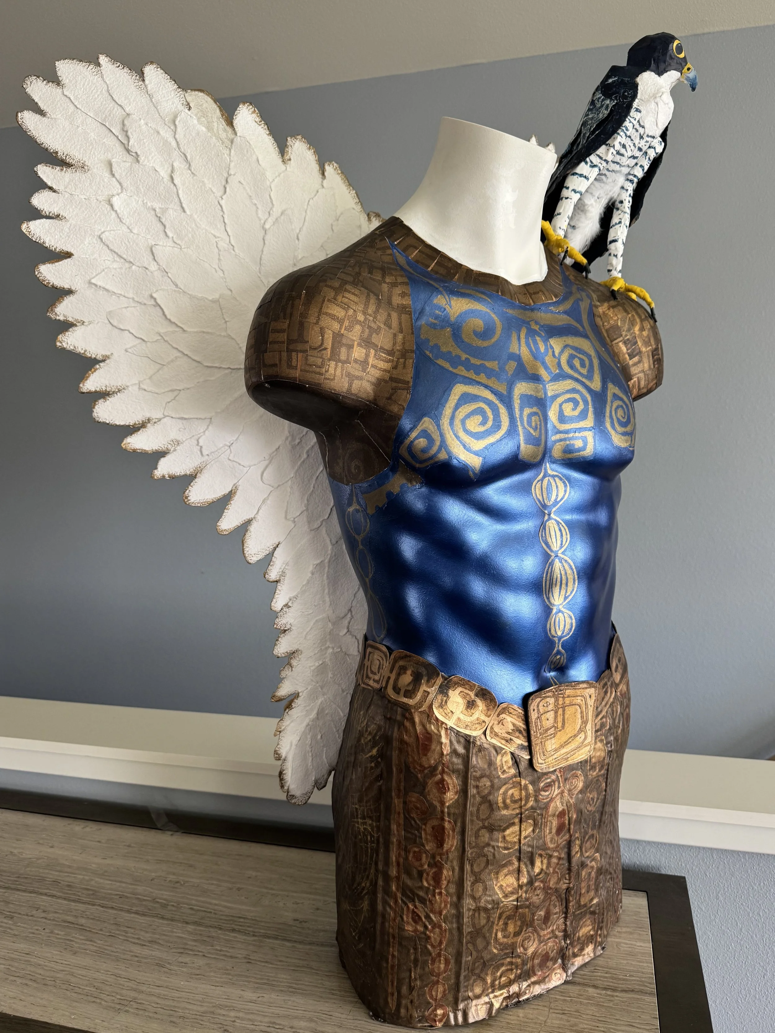 02 Archangel Michael Collaged Mannequin 38”x 32”.jpg