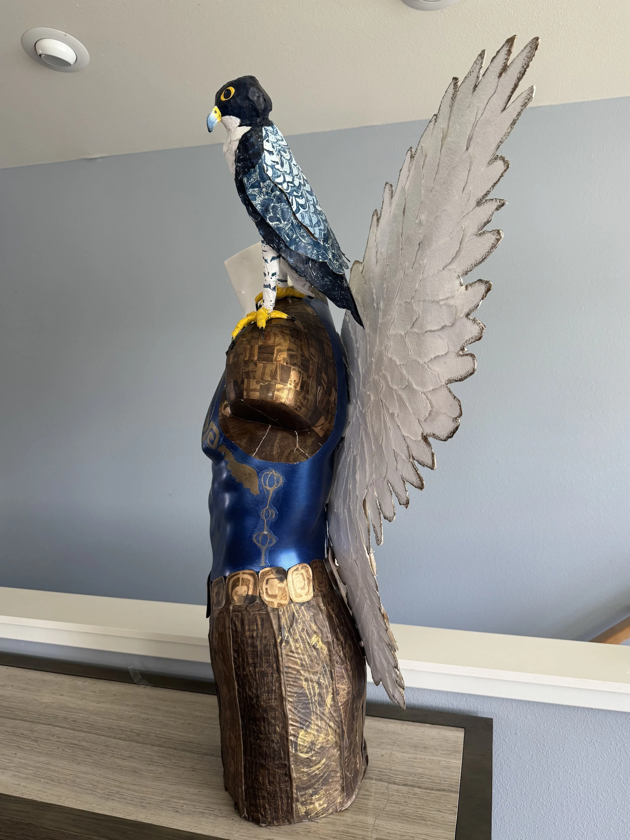 03 Archangel Michael Collaged Mannequin 38”x 32”.jpg