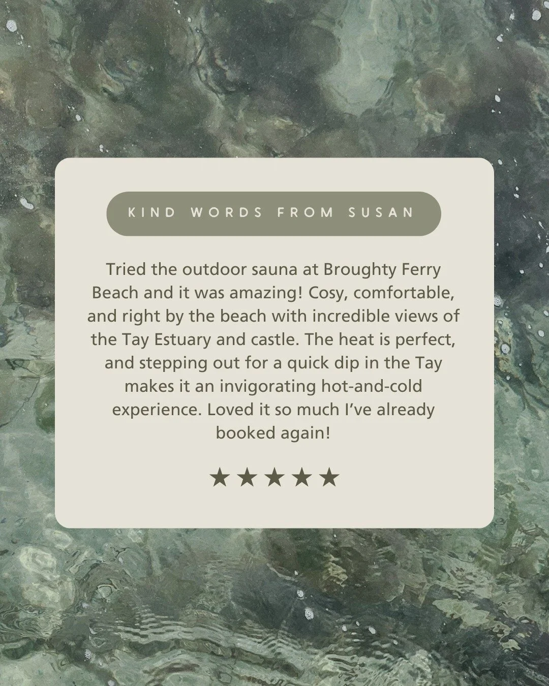 This is what it's all about! Getting these reviews warms my heart as I want to create magical experiences for people. Experiences that calm their soul, help them to relax, and to get #ComfortablyWild 

Google reviews really help small businesses stan