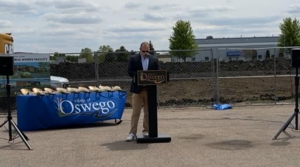 Village Holds Groundbreaking Ceremony for New Public Works Facility
