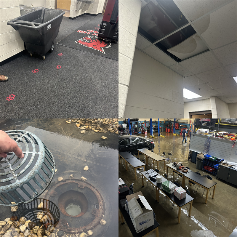 Monday’s Storms Cause Infrastructure Damage to Five District Schools