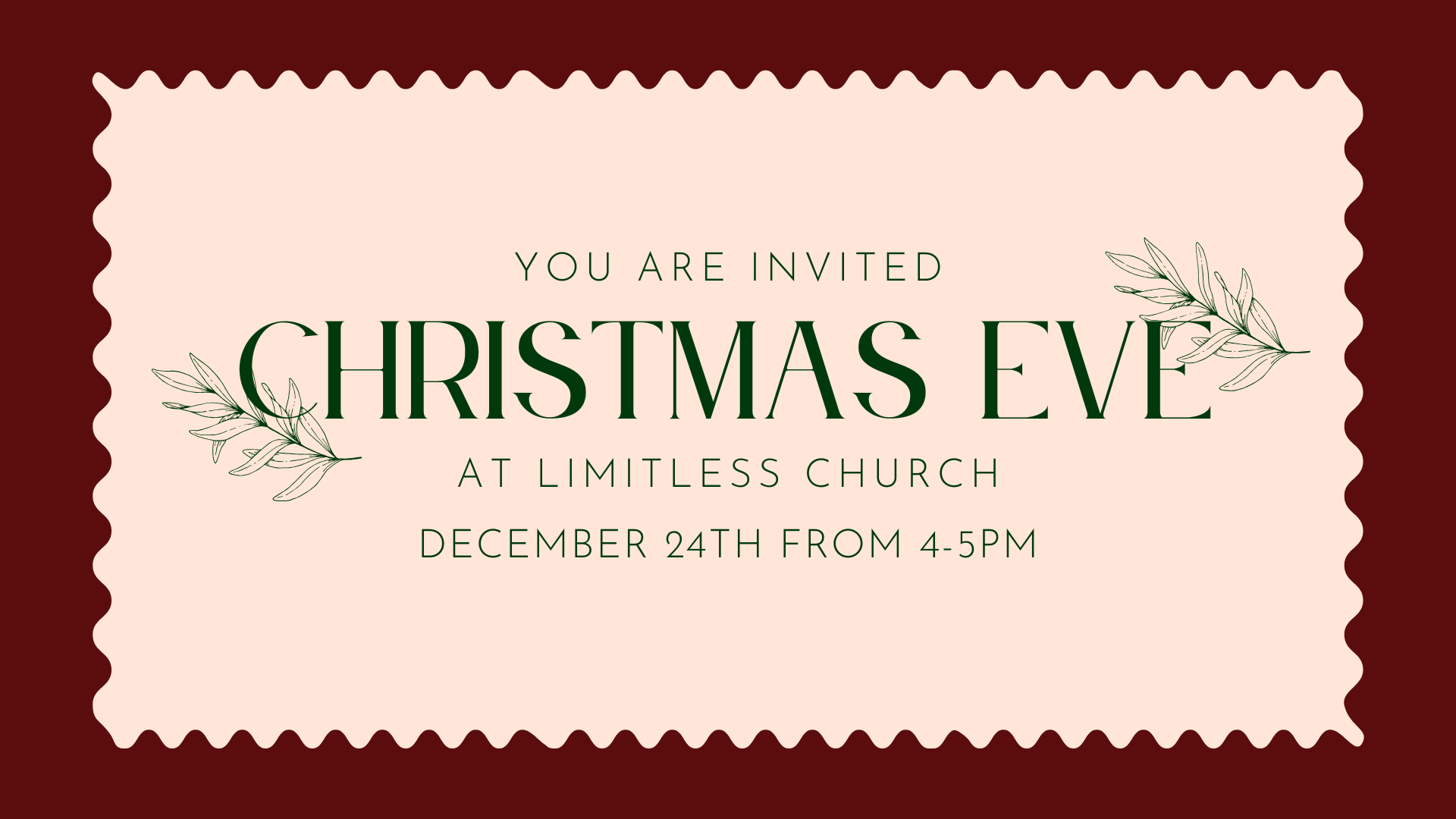 Christmas eve service