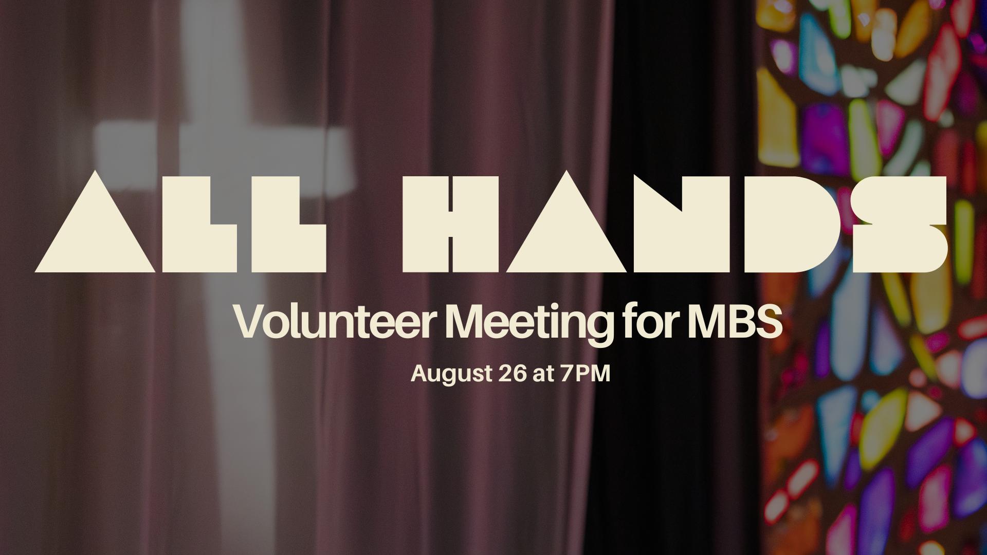 ALl Hands Volunteer Meeting