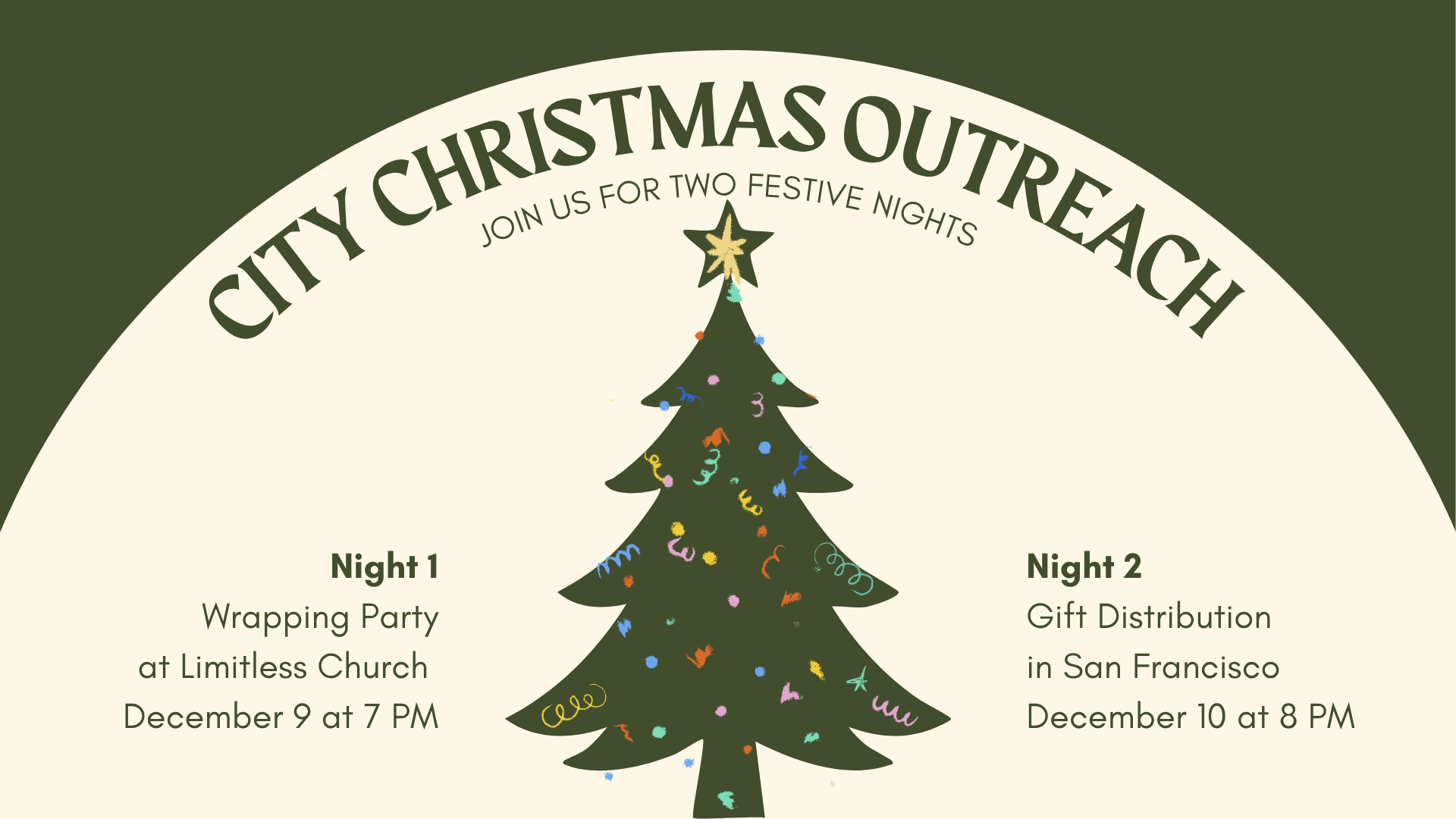 Gift distribution - CITY CHRISTMAS OUTREACH