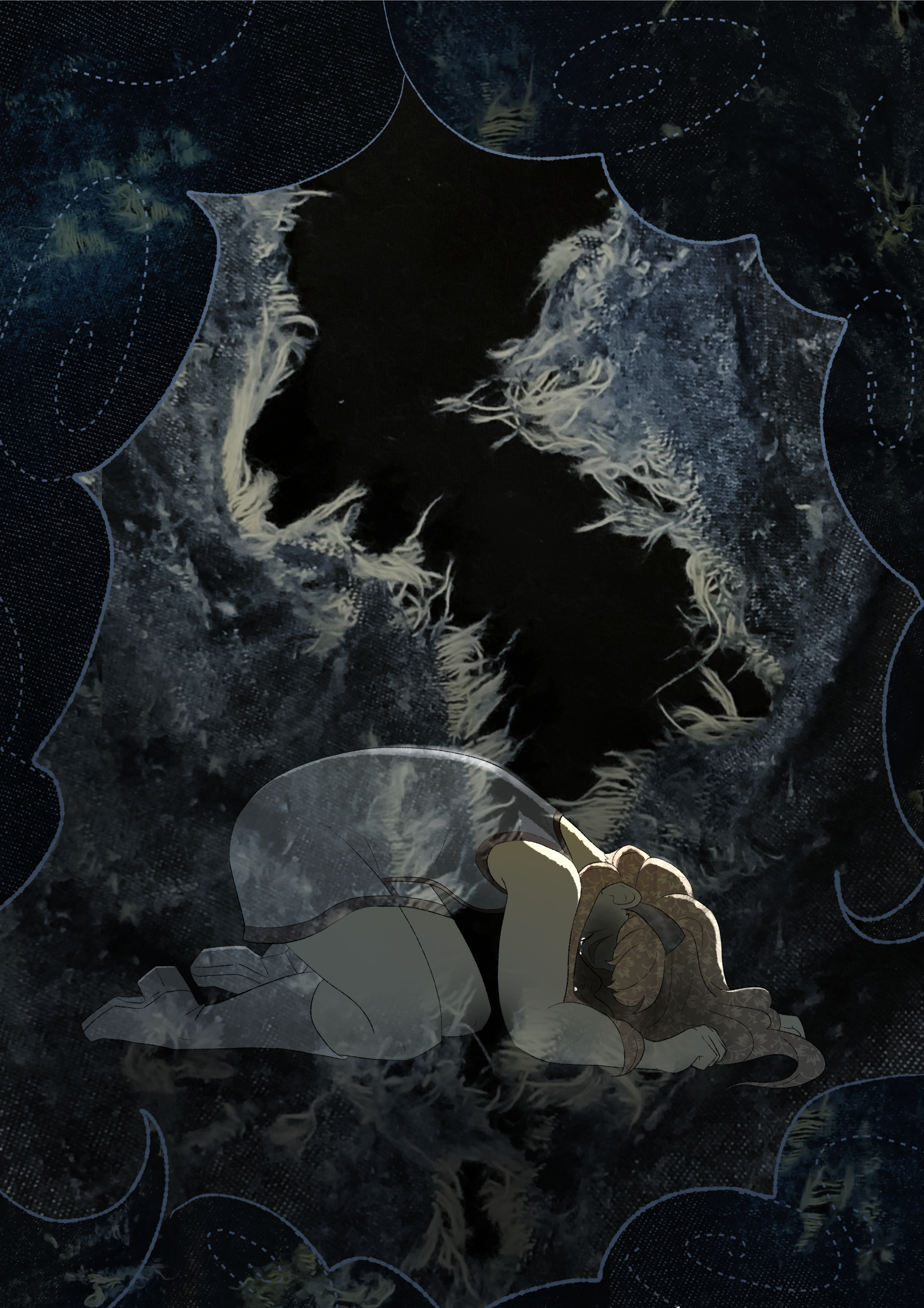 Panel 5: The 'Breaking Point' Panel.
A representation of the breaking point, when the fear of staying is worse than the fear of leaving.