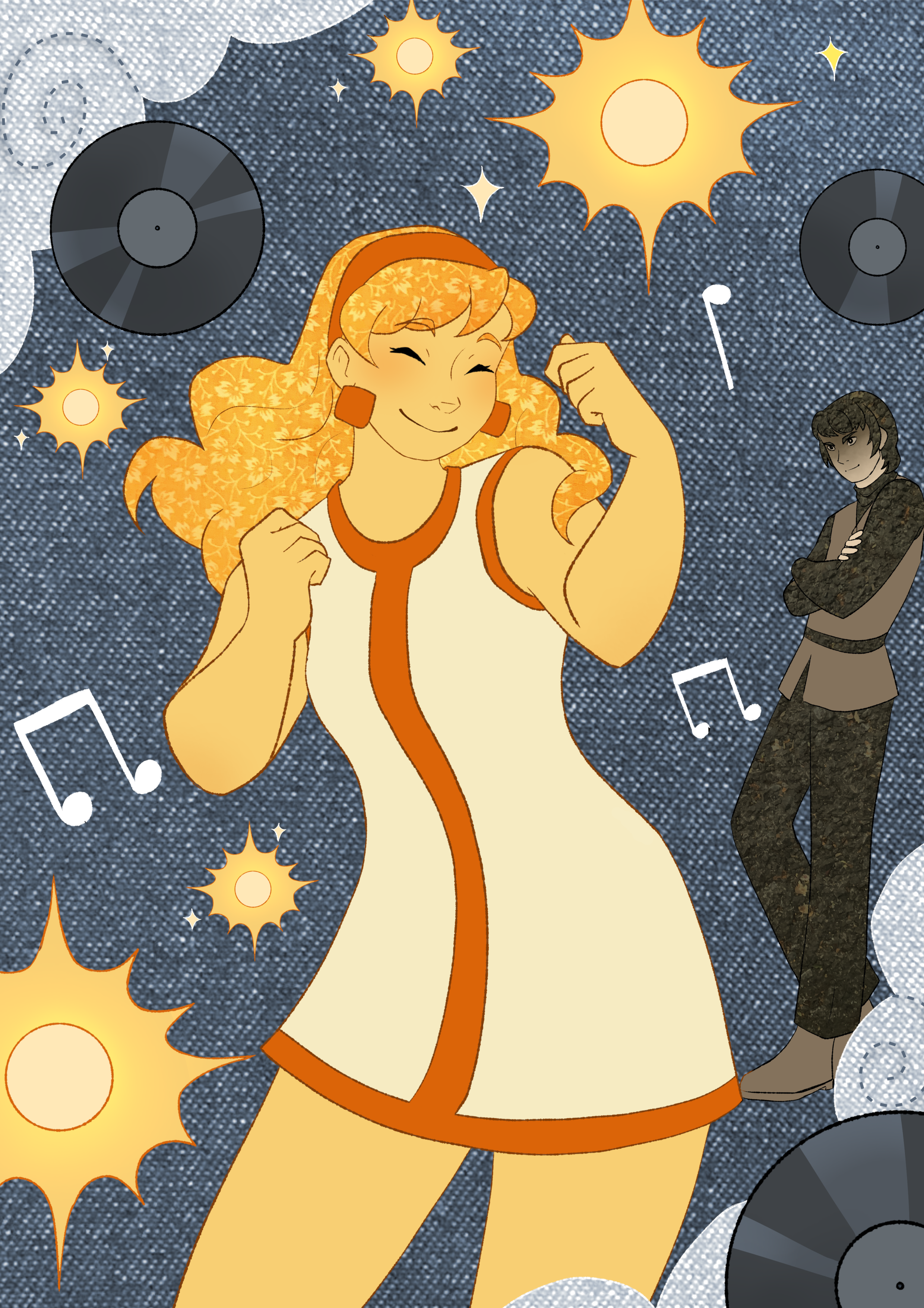 Panel 1: The 'Introduction' Panel.
This panel is for introducing the character, Senna.