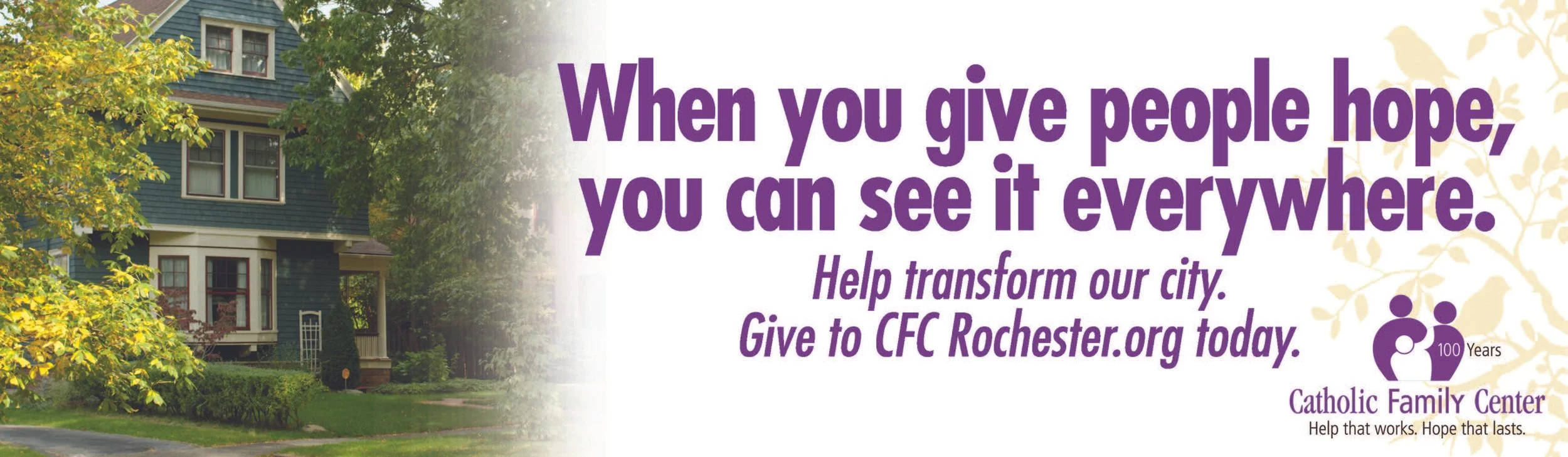 Catholic Family Center Community Appeal Billboard