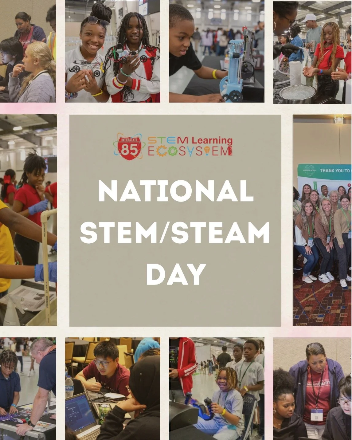 A look back at National STEM/STEAM Day last week! We celebrate the innovation that drives our community from STEM Fests and hackathons to pitch competitions and app design challenges. Together, we are advancing STEM education and programs within our 
