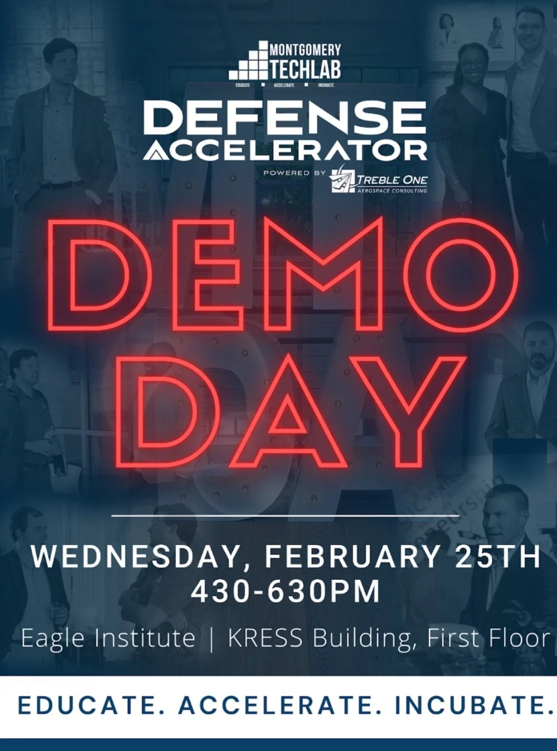 MTL Demo Day is approaching!

Join us February 25th where Defense Accelerator founders will present dual-use technologies built for real national impact. Richard Aldridge will serve as our emcee for the evening, and you won&rsquo;t want to miss it!

