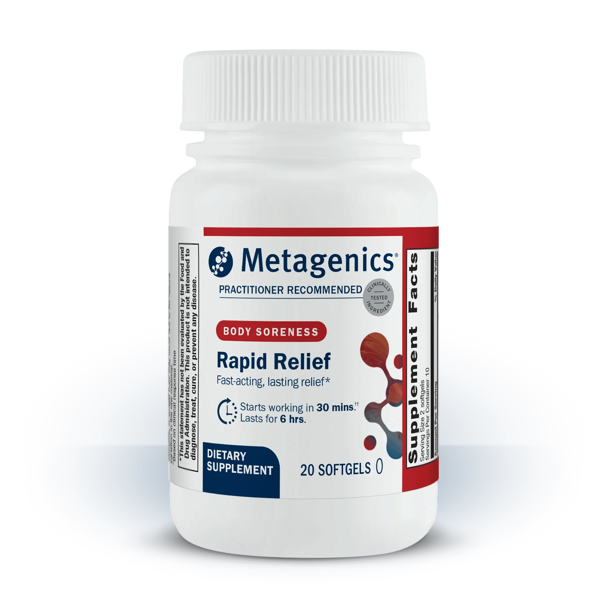 Rapid Relief - Fast-acting drug-free pain relief for muscle and joint soreness