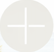 Blank white circular background with crossing lines