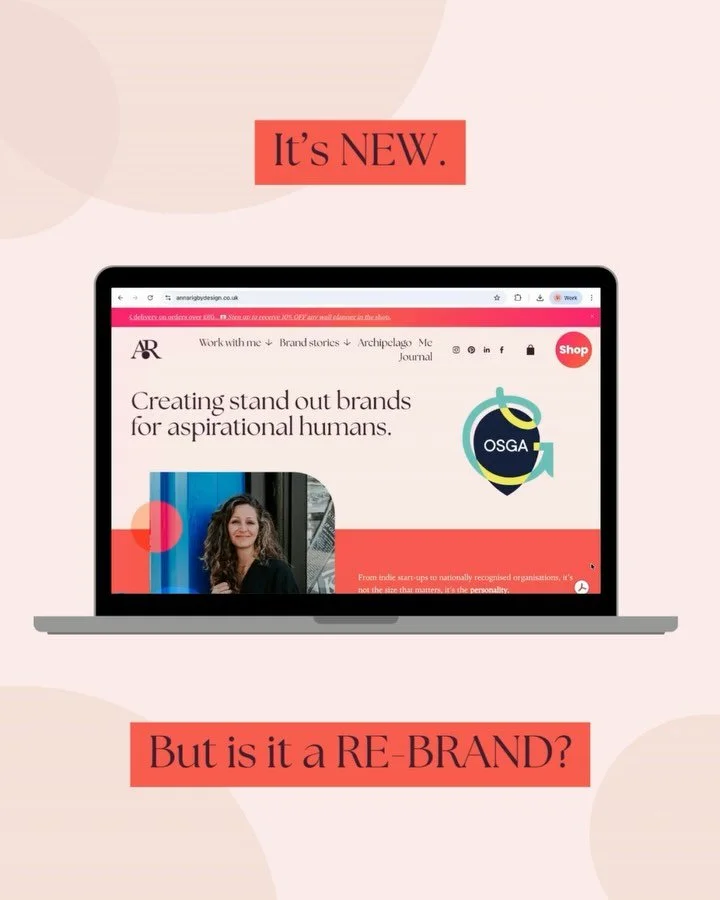 It&rsquo;s new&hellip;but is it a rebrand?! 

My website is live, and eager for your eyes&hellip;what do you think?

It&rsquo;s been a labour of love this year, utilising the super-skills of picturethis.studio to not only create something that looks 