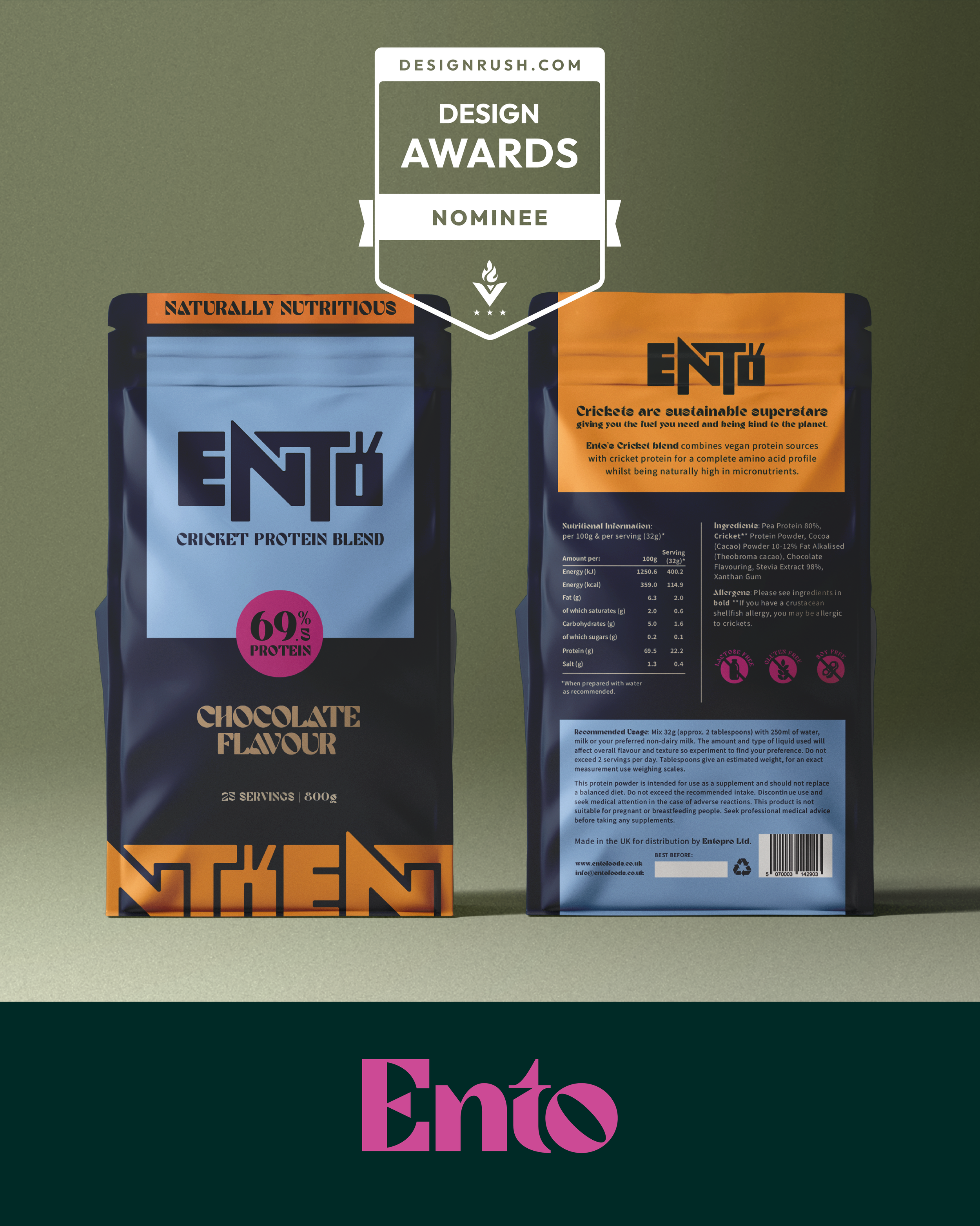 Design Rush nominated packaging awards