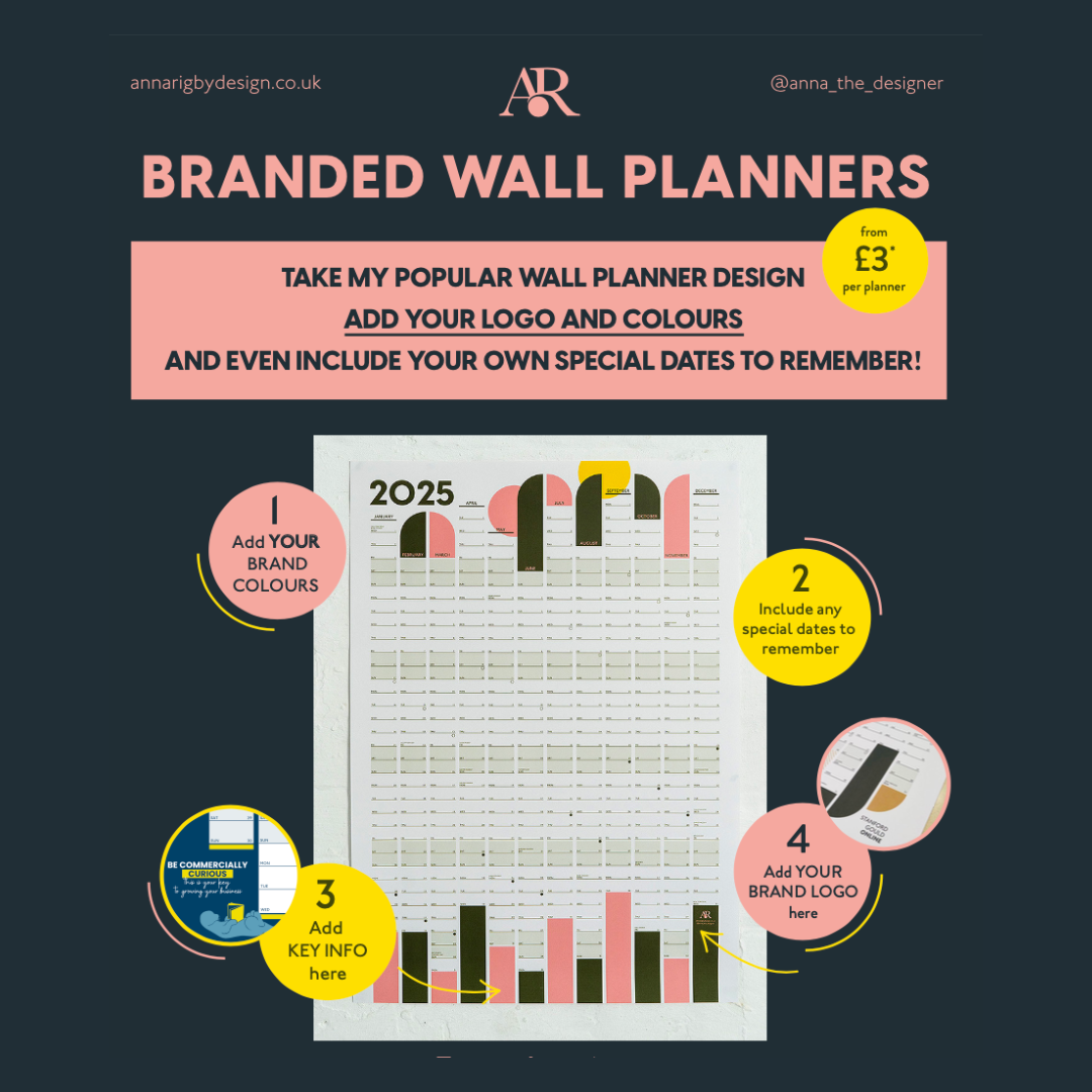 B2 Bespoke Branded Wall Planner