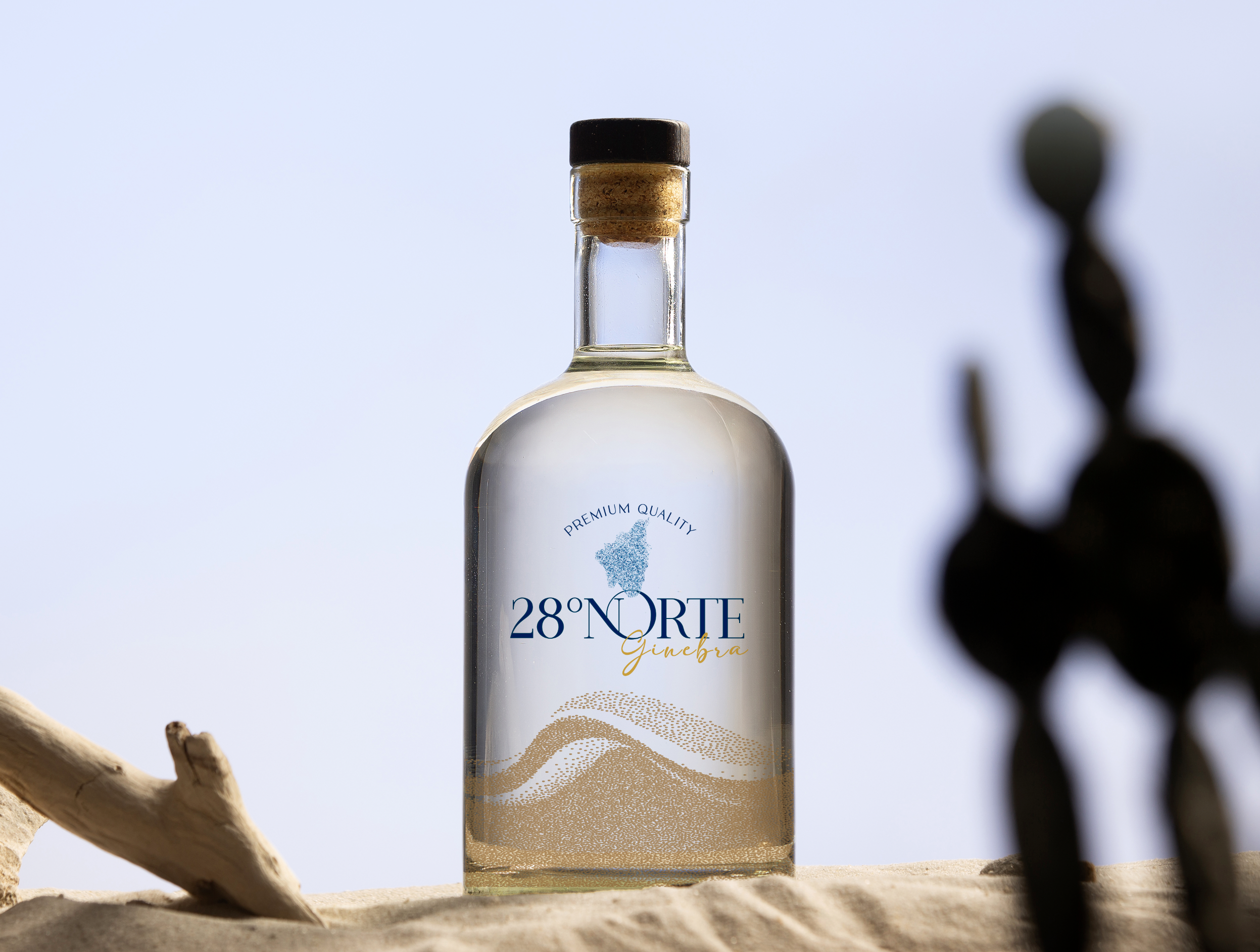 Branding y packaging para una ginebra canaria