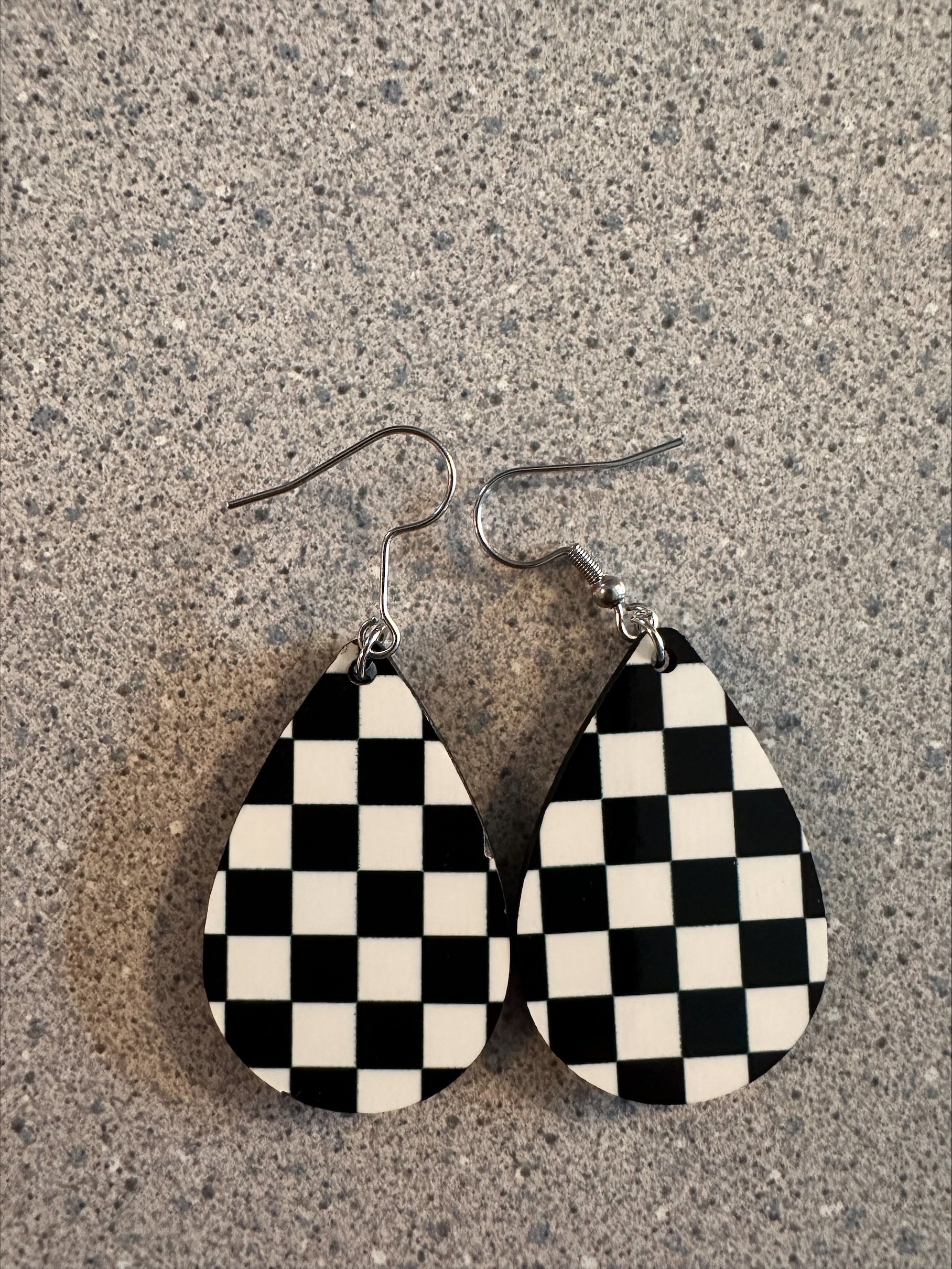 Checkered Earrings