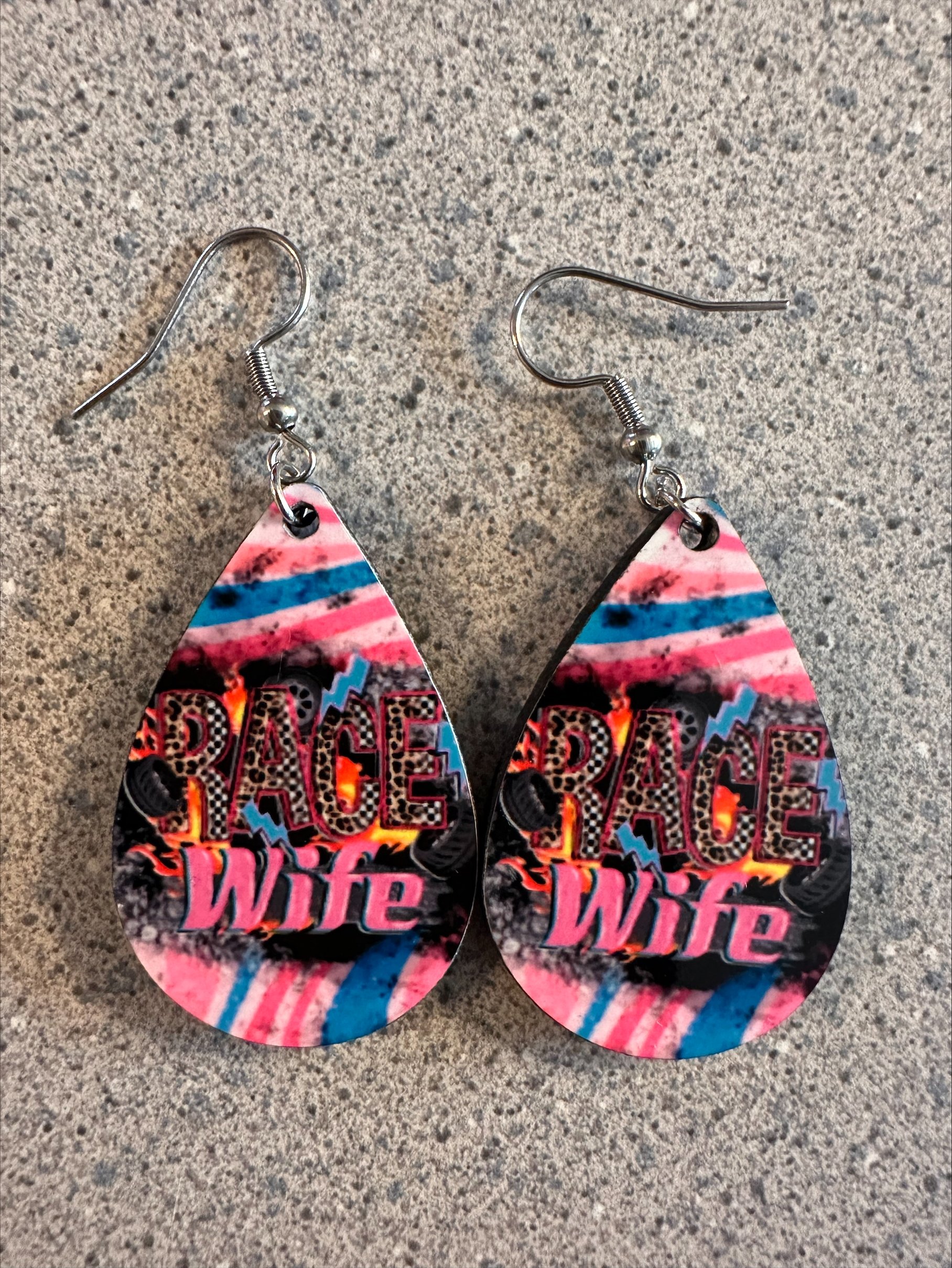 Race Wife Earrings
