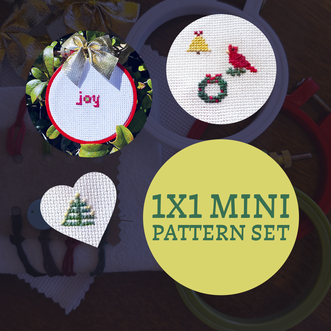 Tiny Holiday Cross-Stitch