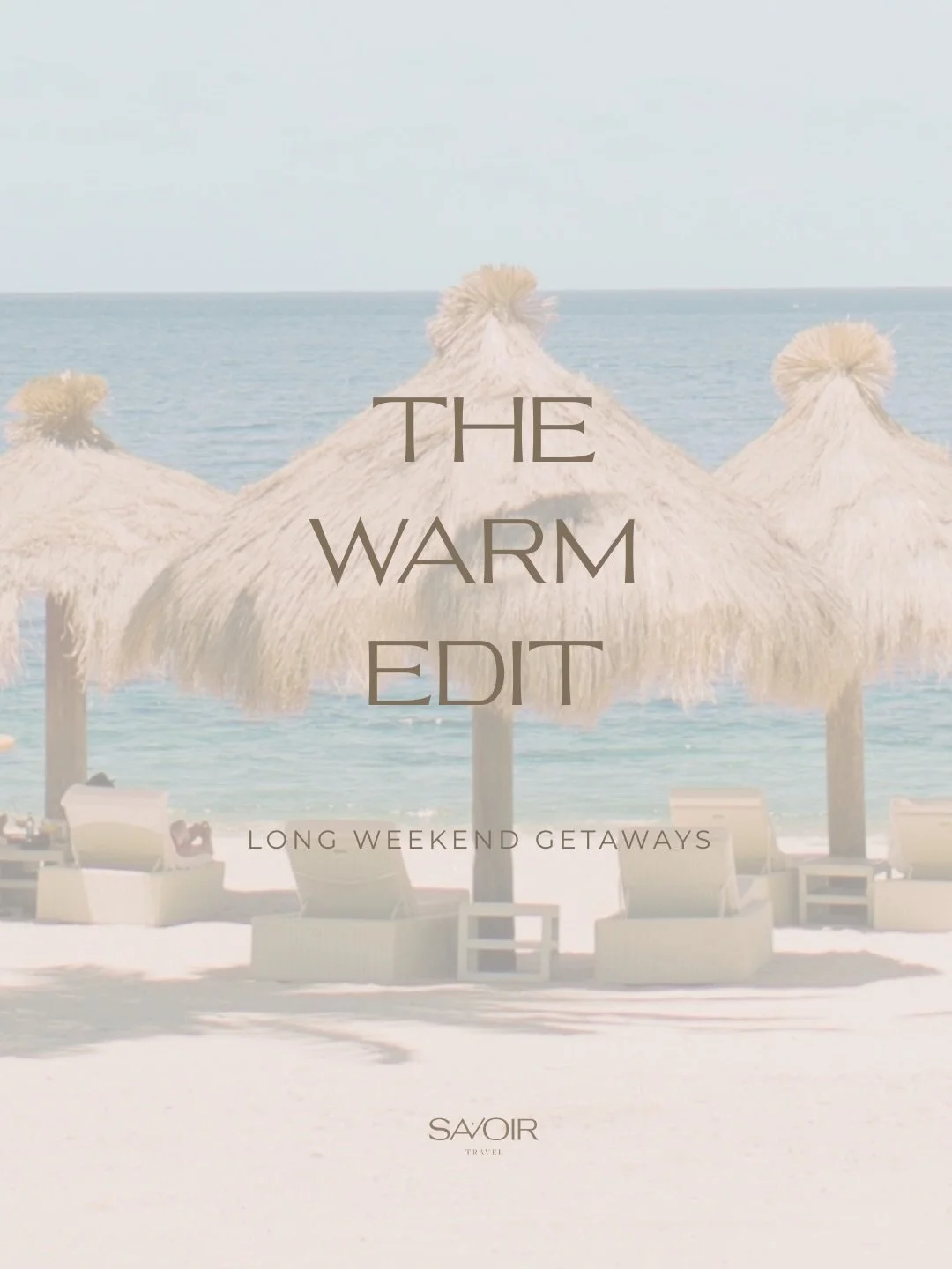 Sometimes you just need a quick escape.
A different view, a slower pace, a place that feels like an exhale.

We&rsquo;ve rounded up a few of our favorite long weekend getaways that are easy to get to and even easier to settle into.
Not sure where to 