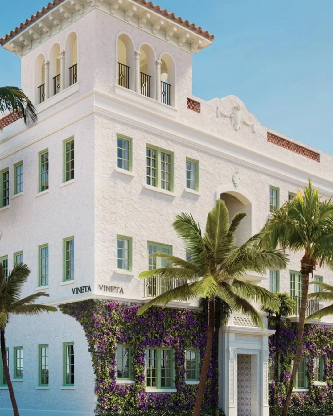 Opening today in Palm Beach.

The Vineta Hotel by Oetker Collection marks a major moment as the first U.S. property to join the Oetker portfolio. 

This intimate 41-room retreat captures the serene glamour of Palm Beach&mdash;chic, breezy, and effort