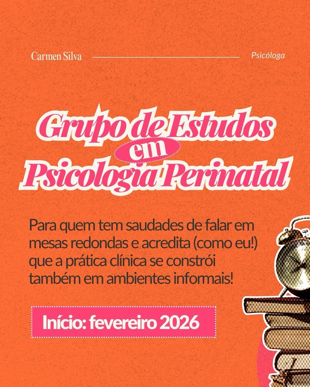 Trabalhar em Psicologia Perinatal pode ser intenso&hellip; e, por vezes, d&aacute; mesmo vontade de ter com quem pensar em voz alta, como faz&iacute;amos nas noites de estudo da faculdade. 🤓

Foi a pensar nisso, naquelas hist&oacute;rias que pedem m
