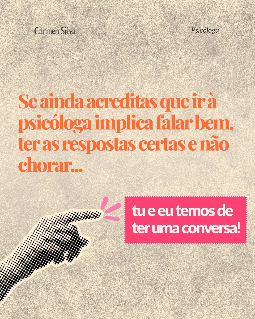 As consultas de Psicologia podem p&ocirc;r-te &agrave; prova, sim. Mas talvez n&atilde;o da forma que imaginas! 😅

Aqui n&atilde;o h&aacute; notas para dar, n&atilde;o recebes pontos por &ldquo;aguentar&rdquo;, e muito menos penaliza&ccedil;&otilde;