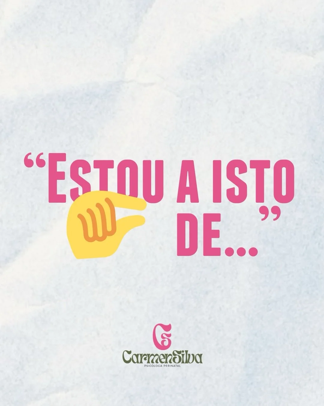 Eu a isto 🤏 de dizer que &lsquo;ela dorme super bem&rsquo; quando me perguntam na rua, s&oacute; para n&atilde;o ter de explicar que n&atilde;o durmo uma noite seguida desde 2022&rsquo;	

Se estamos nas trends? Estamos sim!

Mas n&atilde;o posso dei