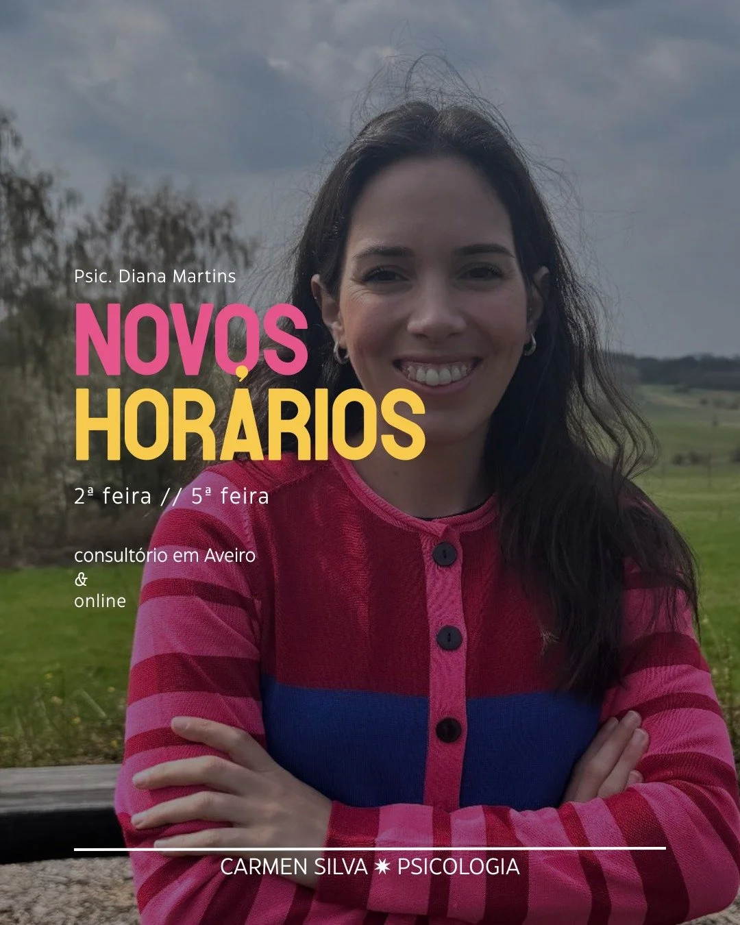 A nossa querida @dianamartins_psicologa decidiu dar um passo muito importante na sua vida e n&oacute;s estamos aqui para celebrar com ela. 

A partir de Maio podem encontra-la no nosso ref&uacute;gio no centro de Aveiro e online para qualquer parte d