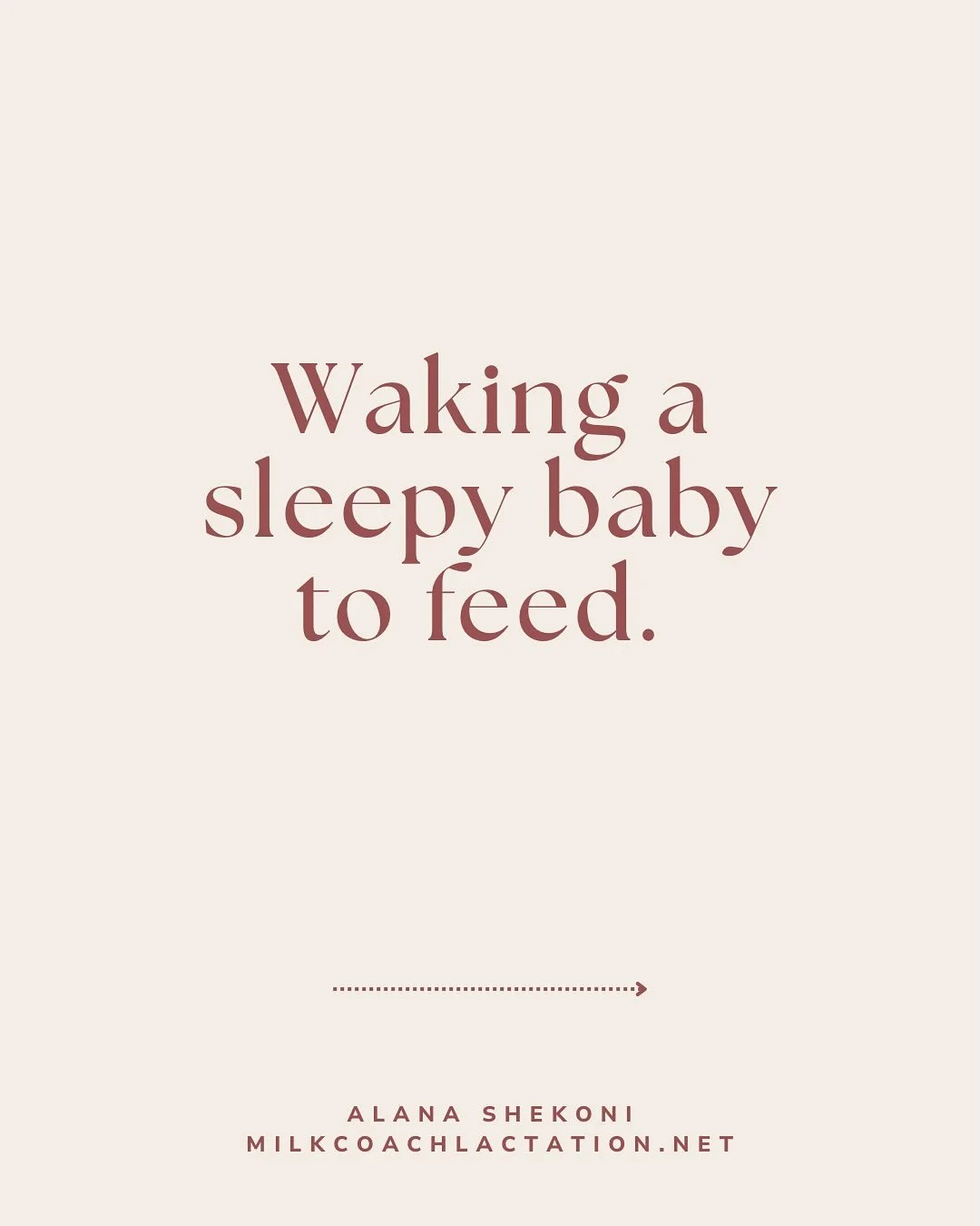 Waking a sleep baby is not always a good idea. But if you are in those first few critical weeks of life, ensuring baby gets adequate weight gain is key. Swipe to see some gentle tips for waking up a sleepy newborn. 

#breastfeeding #postpartum #milk 