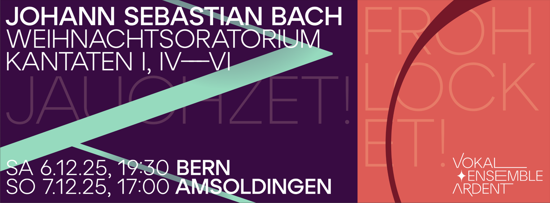 J. S. Bach Christmas Oratorio I &amp; IV-VI I Ardent &amp; Cappricio Basel