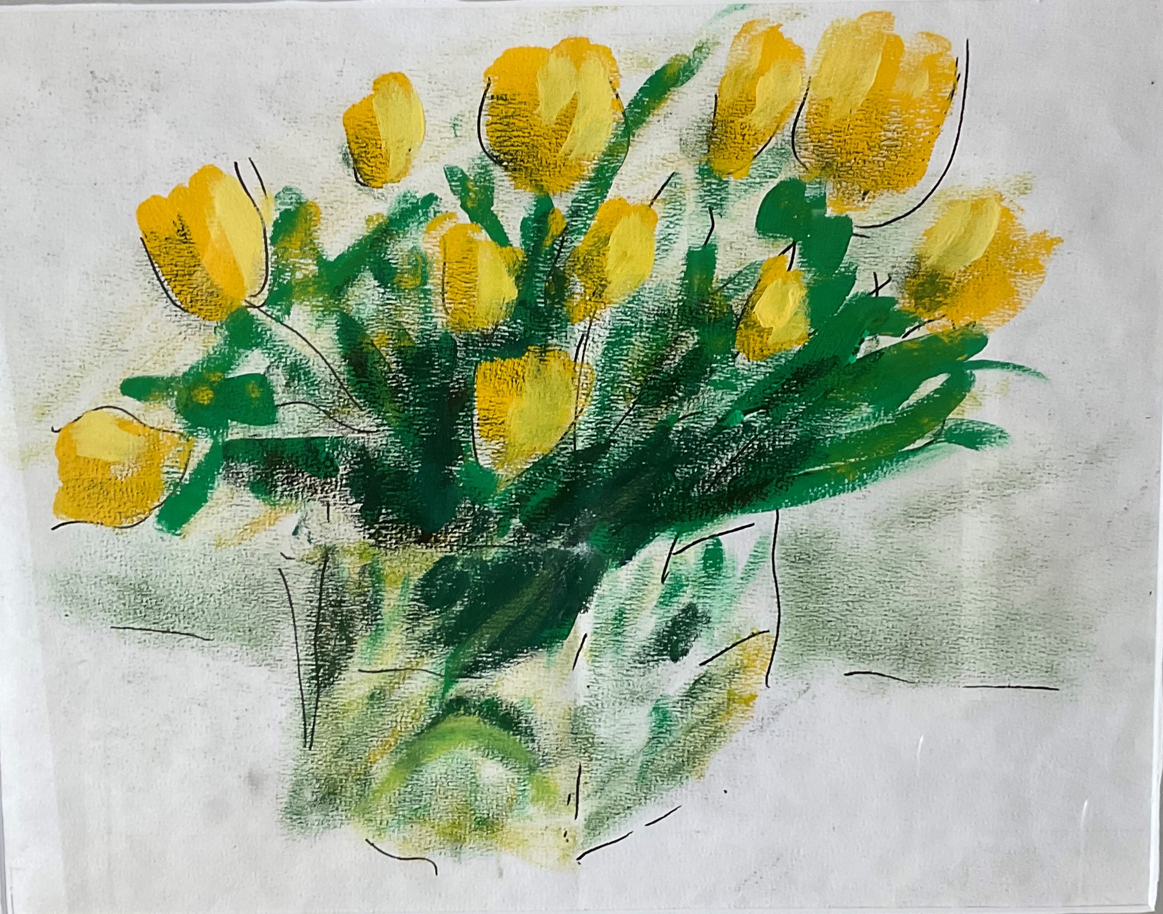Gele Tulpen