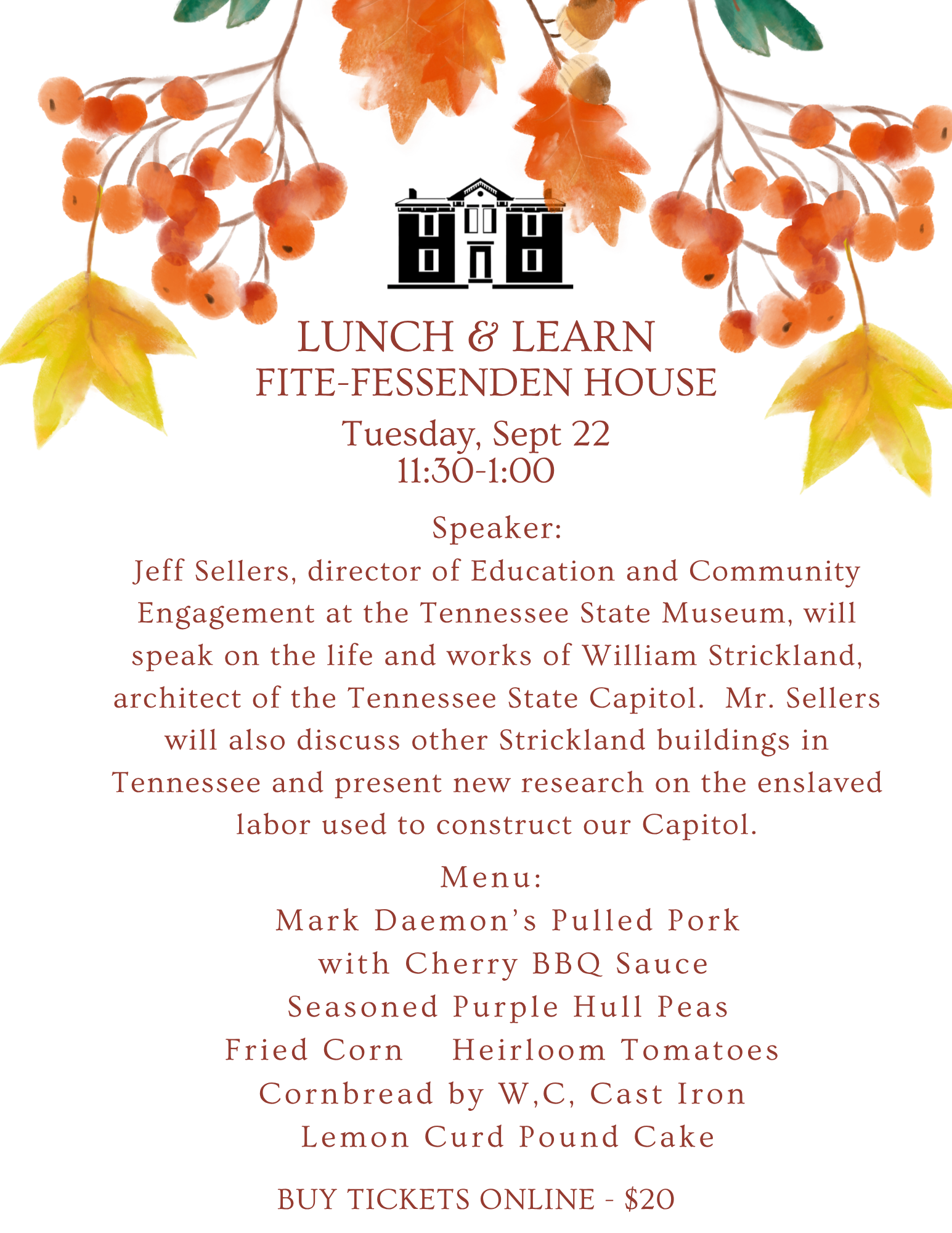 September 22 Lunch & Learn