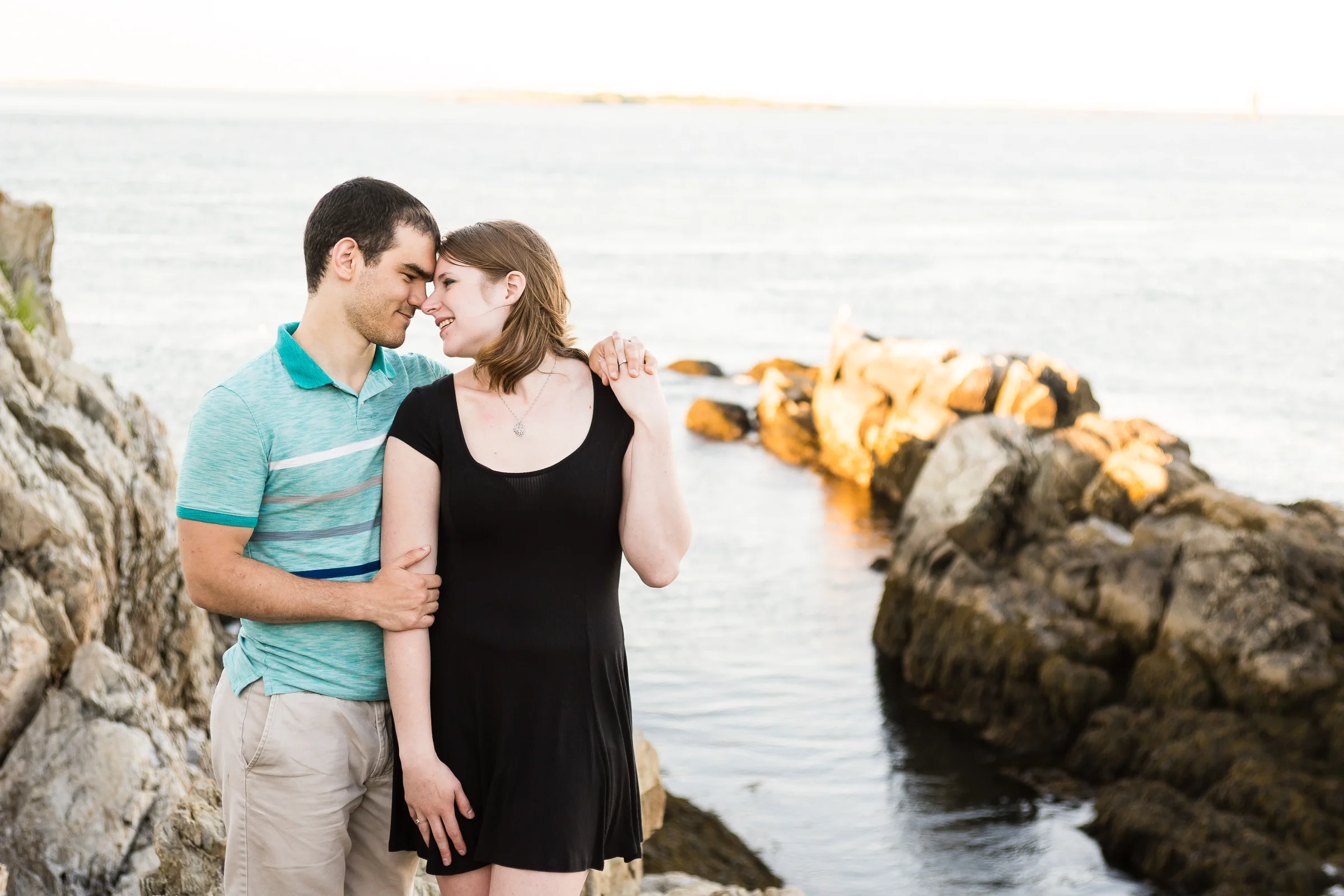 Dakota &amp; Katie's Portland Head Light Proposal | Photographers Portland Maine