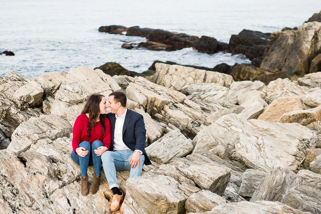 Sneak Peek! | Jackie &amp; Mark’s Ft. Williams Engagement Photos, Cape Elizabeth