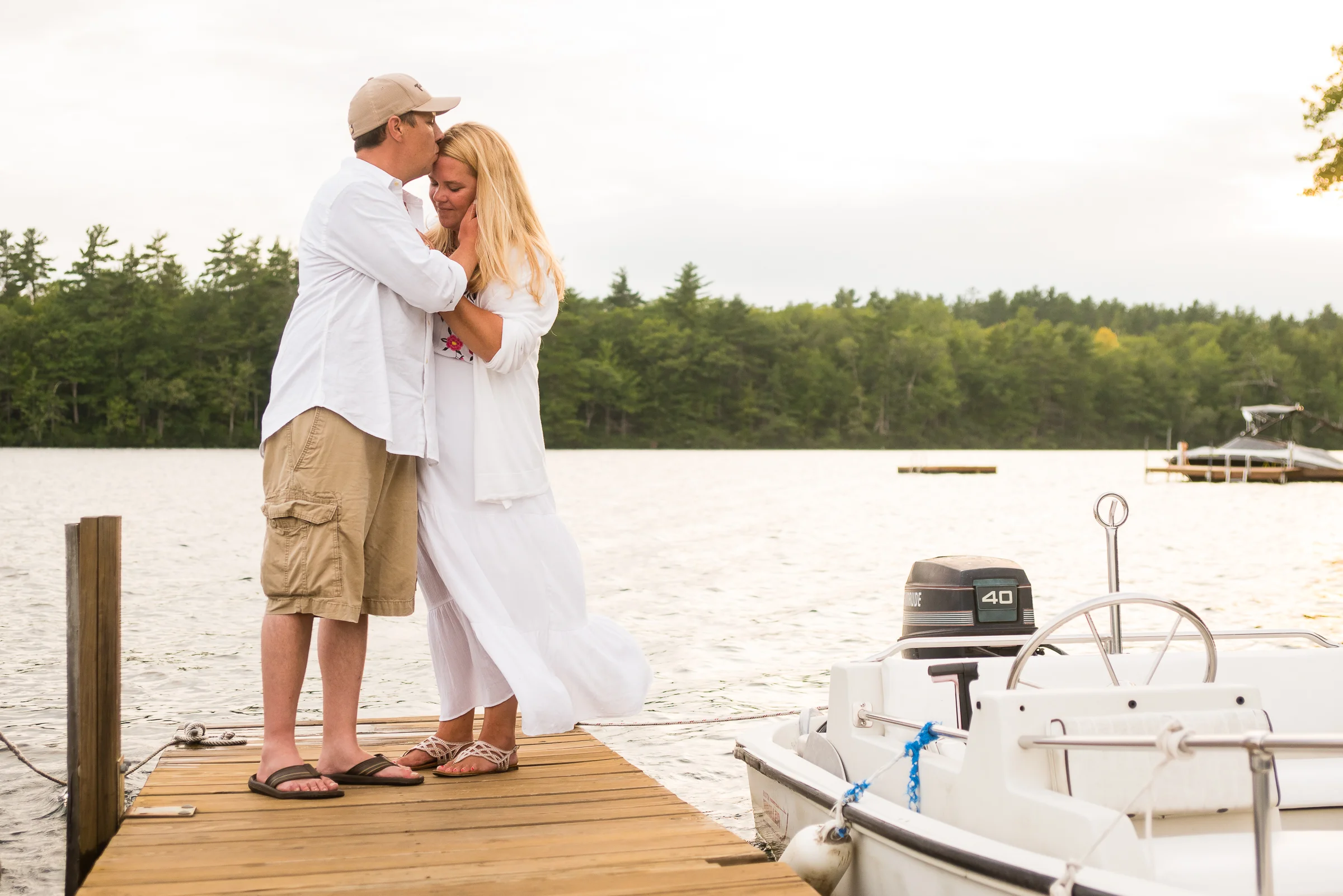 Diana + Bayard's Trickey Pond Engagement Session Sneak Peek!  |  Wedding Photographers Near Naples, Maine