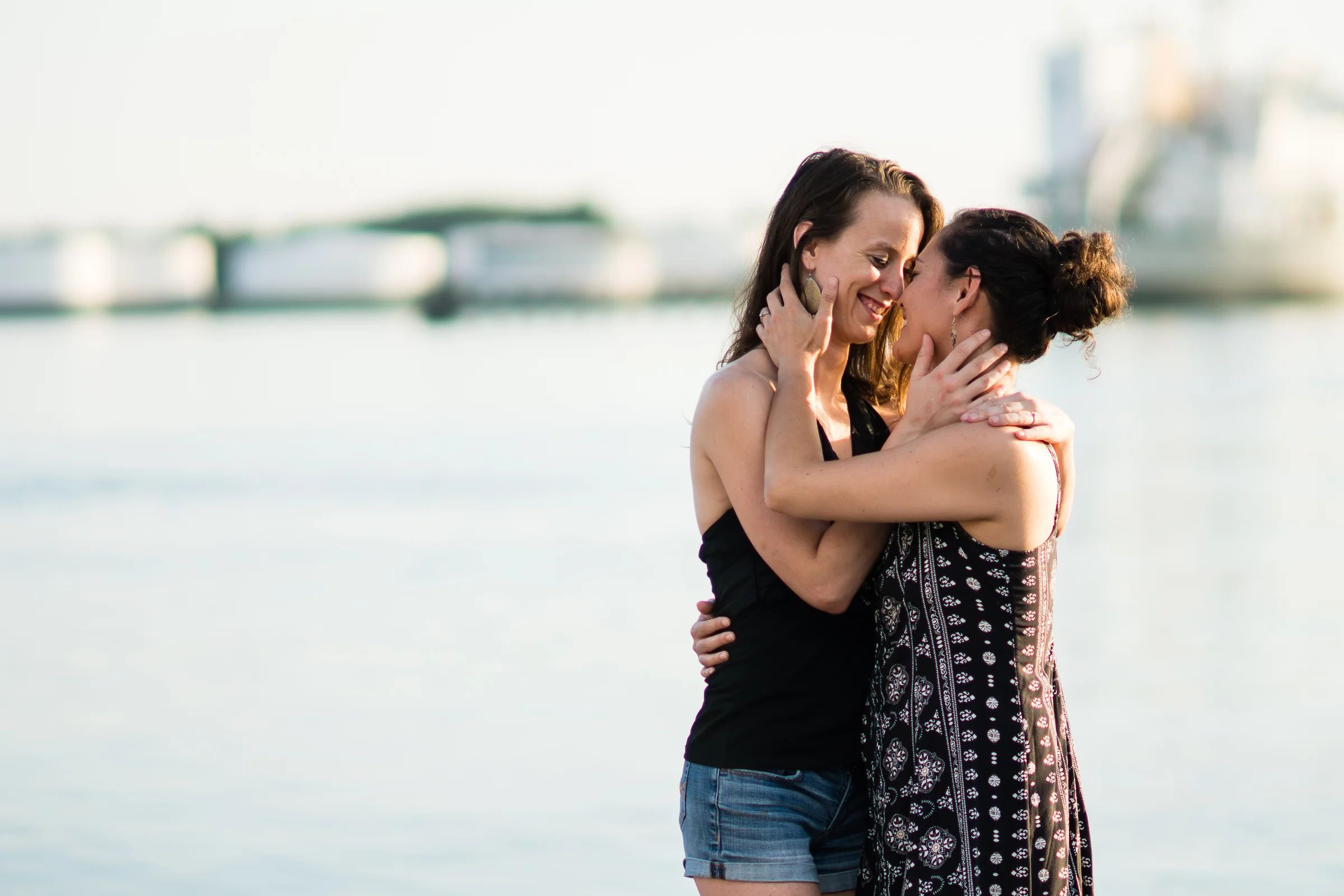 Sneak Peek!  Amanda & Marjorie's Portland Maine Engagement Photos | Photographers Portland Maine