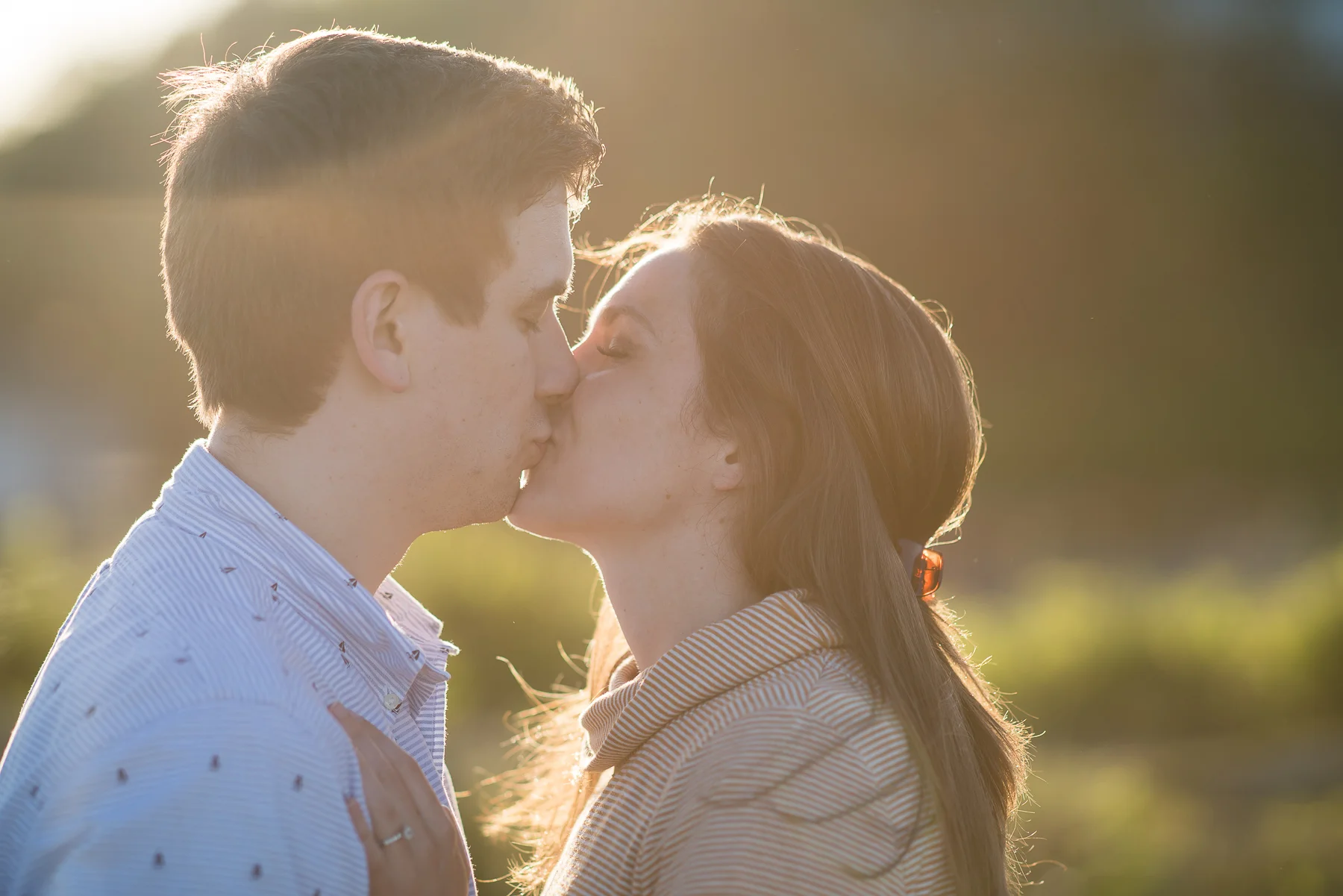Sneak Peek! Tim + Liz's Marriage Proposal Photos at Ft Williams | Photographers Near Portland Maine