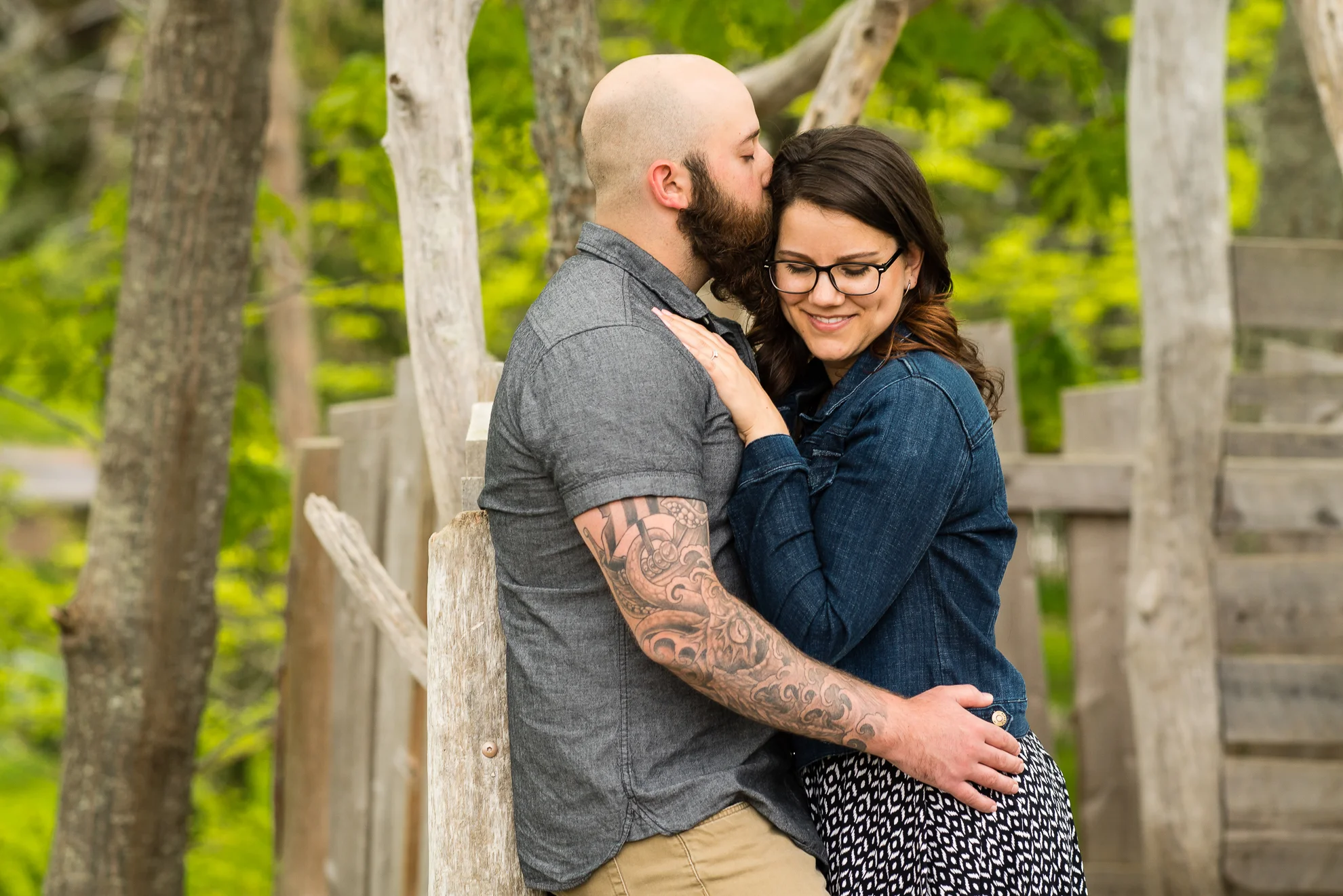 Sneak Peek! Erica + Nate's Ft. Williams Engagement Photos | Wedding Photographers Near Portland Maine