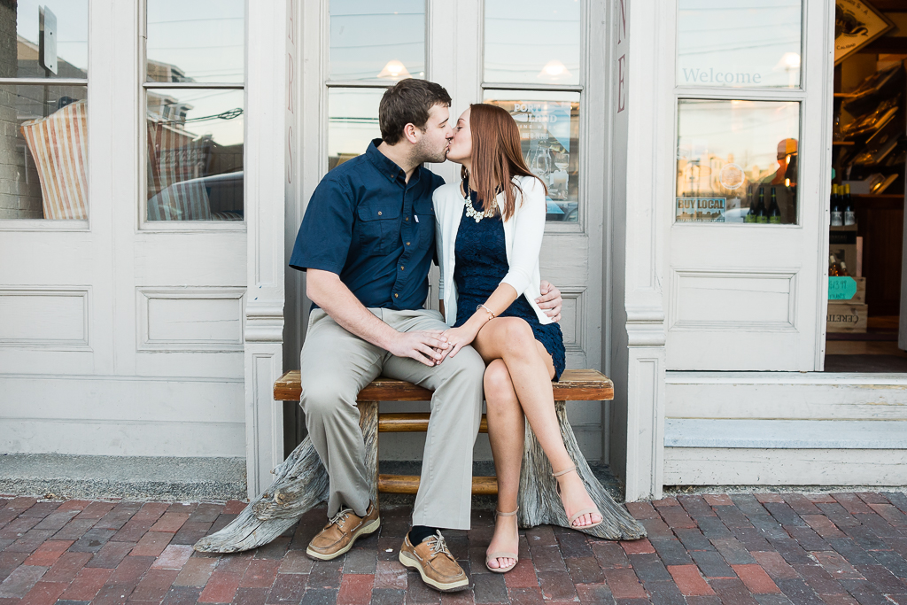Julia & Marc's Old Port Engagement Session | Portland Maine Photographers