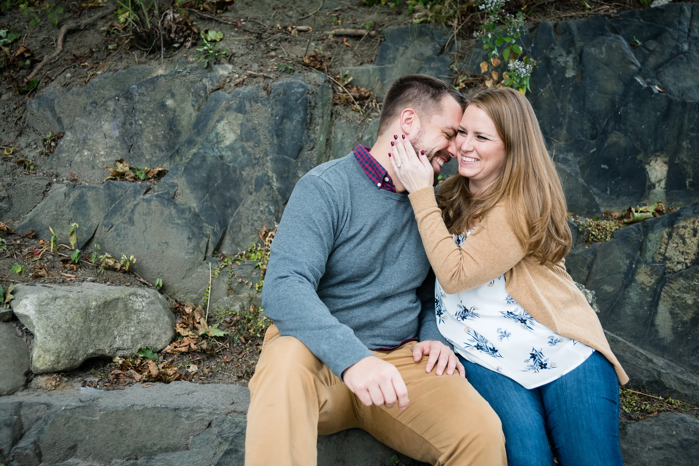 Sneak Peek! Theresa + Chuck's Eastern Promenade and Old Port Engagement Session | Portland Maine Photographers