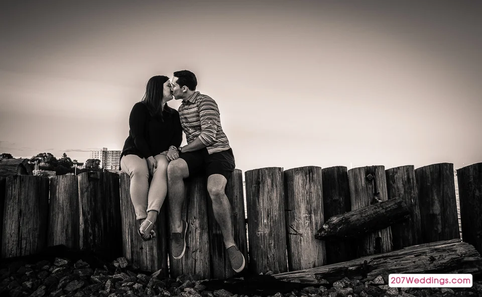 Ocean Gateway Proposal Photoshoot | Maine Wedding Photography