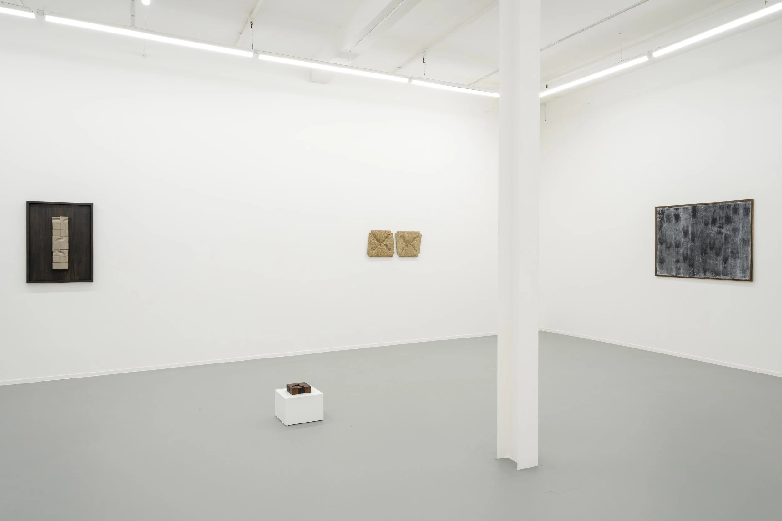 Installation view: Camille Provost,  Excessive Refinement , exhibition at Loop, London, 2026. Photo: Noah Da Costa