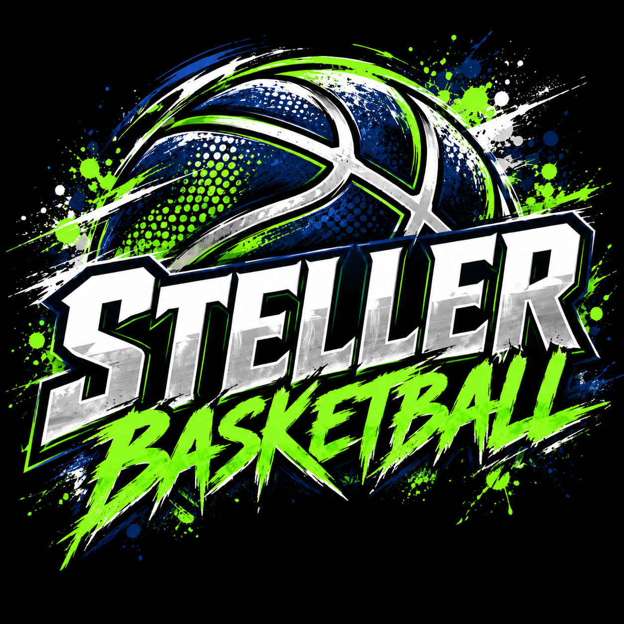 Steller Basketball Neon Graffiti Logo.png