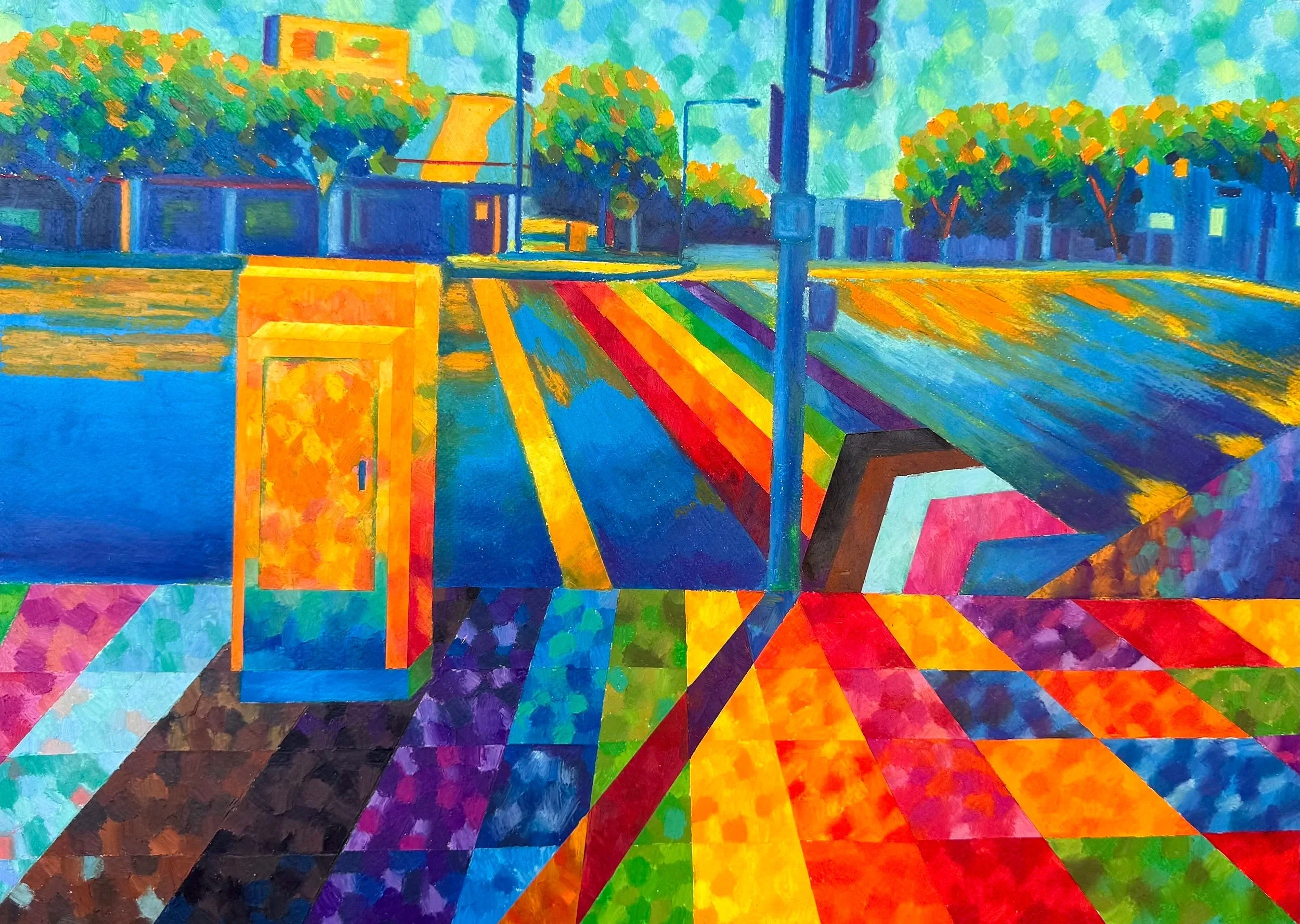 18x24 inch “Spectrum at Crossroads”