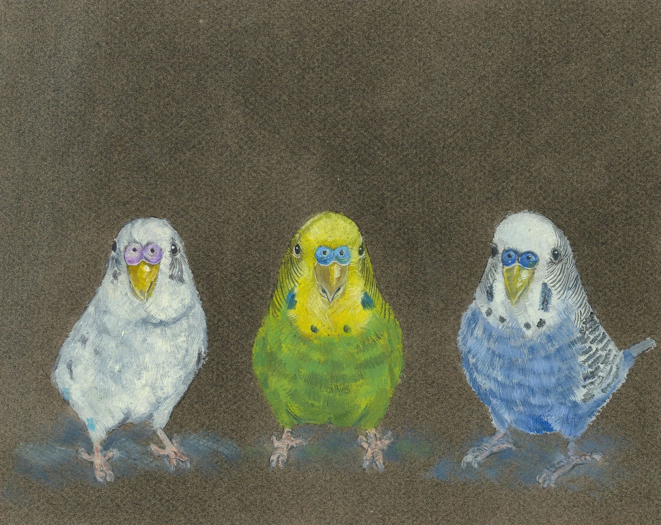 Three Birds in a row 